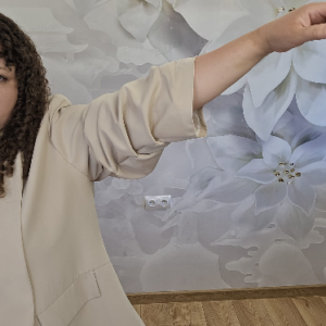 Marynarka Damska Plus Size z Podszewką - Fango - obrazek 4
