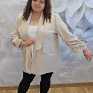 Marynarka Damska Plus Size z Podszewką - Fango - obrazek 1