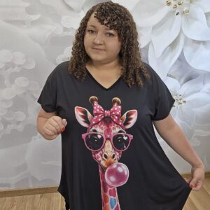 Tunika Fantazja Plus Size – Żyrafa - obrazek 3