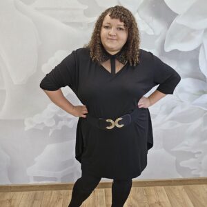 Tunika Kołnierzyk Plus Size - obrazek 5