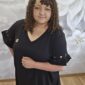 Tunika Felicja Plus Size czarna – widok z przodu